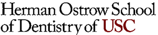 The Herman Ostrow School of Dentistry USC Logo